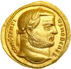 Constantius I, AD 305-306. Gold Aureus (5.33 g) minted while Caesar at Antioch, c. AD 293-295. EF