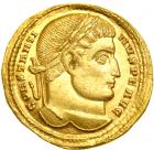 Constantine I, the Great, AD 307-337. Gold Aureus (4.32 g) minted at Ticinum, AD 315. EF