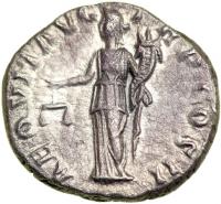 Pertinax, AD 193. AR Denarius minted at Rome, AD 193. AEF - 2