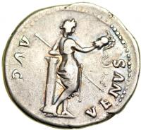 Julia Titi, daughter of Titus, AD 79-81. AR Denarius minted at Rome, AD 79-81. VF - 2