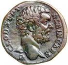 Clodius Albinus, AD 195-197. AE Sestertius minted at Rome as Caesar, c. AD 194-195, by Septimius Severus. VF