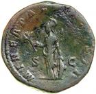 Clodius Albinus, AD 195-197. AE Sestertius minted at Rome as Caesar, c. AD 194-195, by Septimius Severus. VF - 2