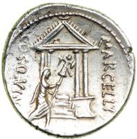 P. Cornelius Lentulus Marcellinus, moneyer. AR Denarius minted at Rome, 50 BC. VF - 2