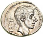 C. Coelius Caldus, moneyer. AR Denarius minted in Rome, 51 BC. EF