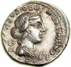 C. Annius C.f. T.n. and L. Fabius L.f. Hispaniensis, moneyers. AR Denarius minted in northern Italy and Spain, 82-81 BC. EF