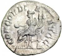 Orbiana, wife of Severus Alexander, AD 222-235. AR Denarius minted at Rome. EF - 2