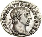 Trajan, AD 98-117. AR Denarius minted at Rome, AD 101-102. EF