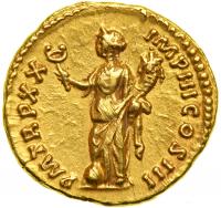 Marcus Aurelius, AD 161-180. Gold Aureus (7.25 g) minted at Rome, December AD 165-Summer AD 166. EF - 2