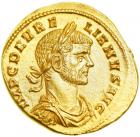 Aurelian, AD 270-275. Gold Aureus (4.52g) minted at Mediolanum, AD 270-271. EF