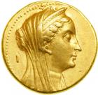 Ancient Egypt. Arsinoe II, 270 BC. Gold Mnaion (27.74g) minted at Alexandria, 253-246 BC. AEF