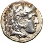 Macedonian Kingdom. Alexander III, the Great, 336-323 BC. AR Tetradrachm (15.84g). Minted at Uranopolis c. 300-290 BC. VF