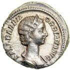 Orbiana, wife of Severus Alexander, AD 222-235. AR Denarius minted at Rome. EF