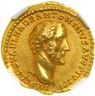 Antoninus Pius, AD 138-161. Gold Aureus (7.38 g) minted at Rome, AD 151-152