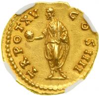 Antoninus Pius, AD 138-161. Gold Aureus (7.38 g) minted at Rome, AD 151-152 - 2