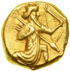 Persia. Achaemenid Empire. Xerxes II to Artaxerxes II, 420-375 BC. Gold Daric (8.38 g) probably minted at Sardes. EF