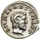 Trajan, AD 98-117. AR Hemidrachm of Cyrenaica, Cyrene, (1.78g). Minted AD 100. EF