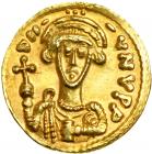 Duchy of Beneventum. Liutprand, 751-758. Gold Solidus (3.97 g) minted c. 756-757. EF-AU