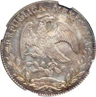 Mexico. 8 Reales, 1861-Mo CH. NGC MS62 - 2