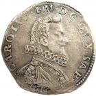 Italian States - Savoy. Scudo of 9 Florini, 1619. NGC EF