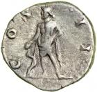 Clodius Albinus, AD 195-197. AR Denarius minted at Rome as Caesar, c. AD 194-195, by Septimius Severus. VF - 2