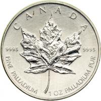 Canada. Palladium 50 Dollars, 2007. UNC - 2