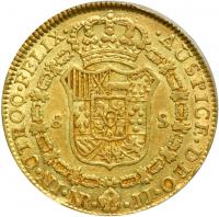 Colombia. 8 Escudos, 1787-NR JJ - 2