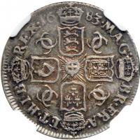 Great Britain. Sixpence, 1683. NGC EF45 - 2