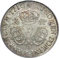 France. Ecu, 1710-9 (Rennes). PCGS AU50 - 2