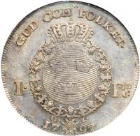 Sweden. Riksdaler, 1797-OL. NGC MS64 - 2