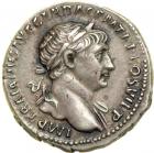 Trajan, AD 98-117. AR Denarius struck at Rome, AD 112-117. EF