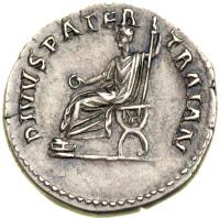 Trajan, AD 98-117. AR Denarius struck at Rome, AD 112-117. EF - 2