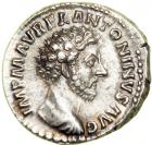 Marcus Aurelius, AD 161-180. AR Denarius minted at Rome, March-December AD 161. EF