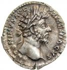 Marcus Aurelius, AD 161-180. AR Denarius minted at Rome, December AD 163-December 164. EF