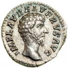 Lucius Verus, AD 161-169. AR Denarius minted at Rome, March - December AD 161. EF