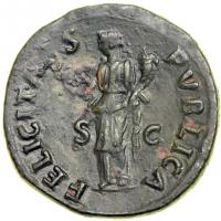 Titus, AD 79-81. AE Dupondius minted at Rome, AD 74, while Caesar under Vespasian. VF - 2