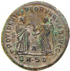 Diocletian, AD 284-305. AE Follis minted at Serdica, c. AD 305-306 after his abdication. EF - 2