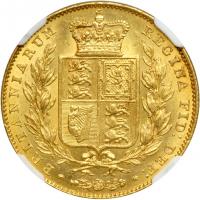 Great Britain. Sovereign, 1838. NGC MS62 - 2