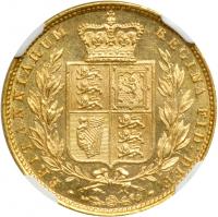 Great Britain. Sovereign, 1858. NGC MS62 - 2