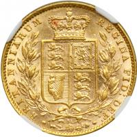 Great Britain. Sovereign, 1873. NGC AU55 - 2