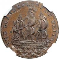 Great Britain-Hampshire. Halfpenny, 1795. NGC MS64 - 2