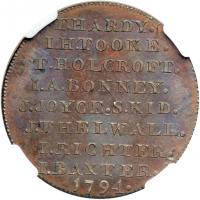 Great Britain-Middlesex. Halfpenny, 1794. NGC MS65 - 2