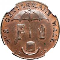 Great Britain-Norfolk. Halfpenny, 1794. NGC MS65 - 2