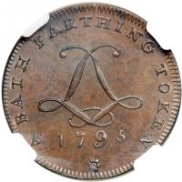 Great Britain-Somersetshire. Farthing, 1794. NGC MS65 - 2