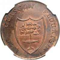 Great Britain - Scotland. Halfpenny, 1795. NGC MS65 - 2