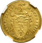 Italian States - Papal/Roman States. Doppia, 1823-R. NGC AU55