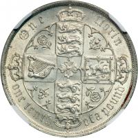 Great Britain. Gothic Florin, 1885. NGC MS63 - 2