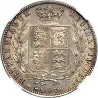 Great Britain. Halfcrown, 1876. NGC AU58 - 2