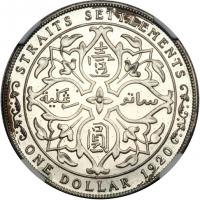 Malaysia - Straits Settlements. Dollar, 1920. NGC PF64 - 2