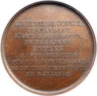 France. Medal, AN 8 (1800). NGC MS63 - 2