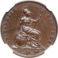 Great Britain. Farthing, 1839. NGC PF64 - 2